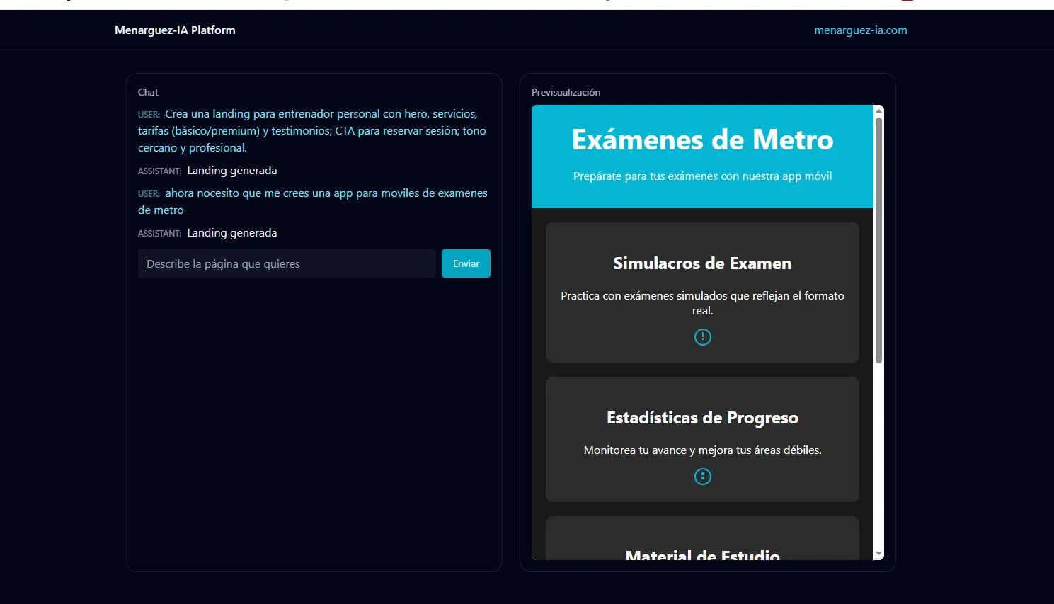 cover preview of Menárguez-IA Platform — Resumen